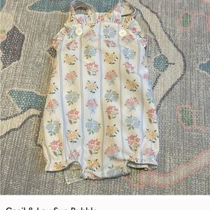 Adorable Cecil & Lou Floral Bubble Size 18M, Worn Once